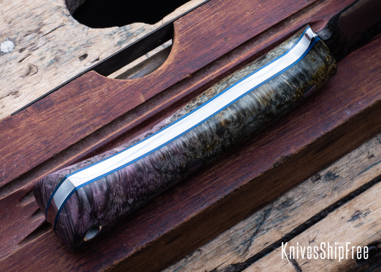 Box Elder Burl - Blue Liners - LH14HJ081 (Liners)