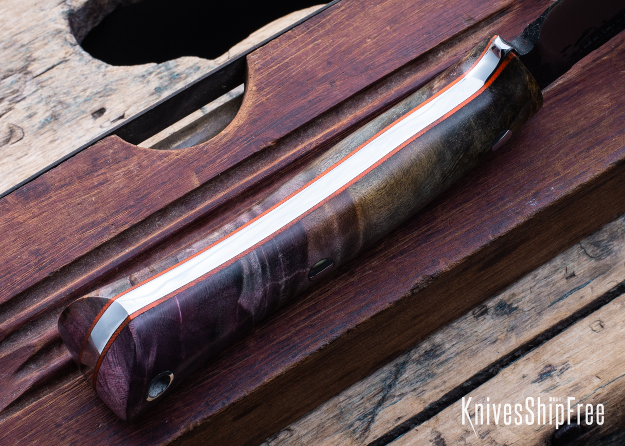 Box Elder Burl - Orange Liners - LH14HJ095 (Liners)