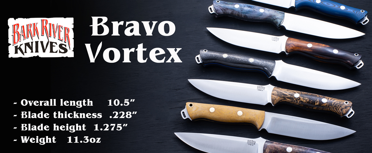 Bark River Knives: Bravo Vortex - CPM 3V