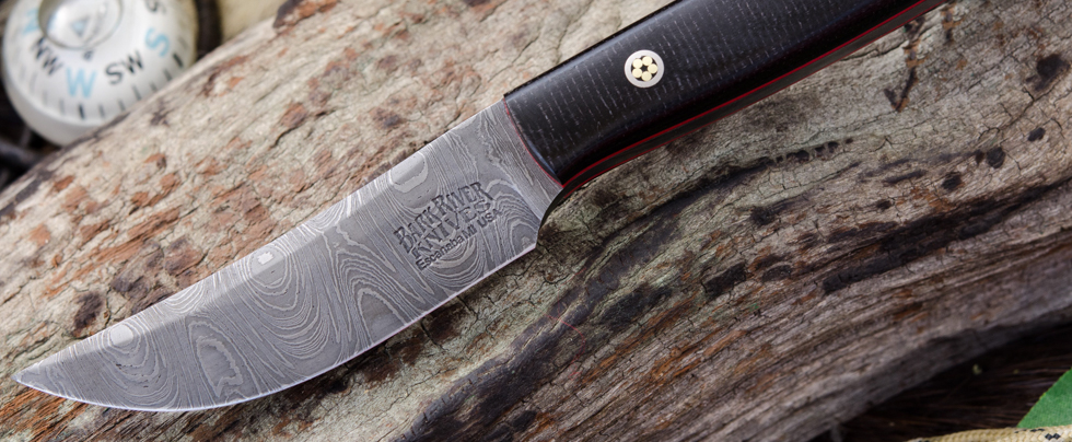 Bark River Knives: Little Caper - Damascus