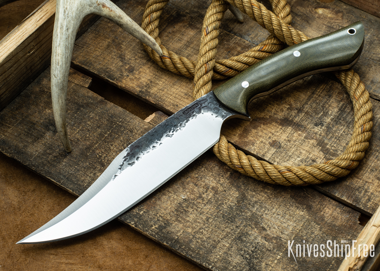 Green Canvas Micarta - Black Liners - 112312