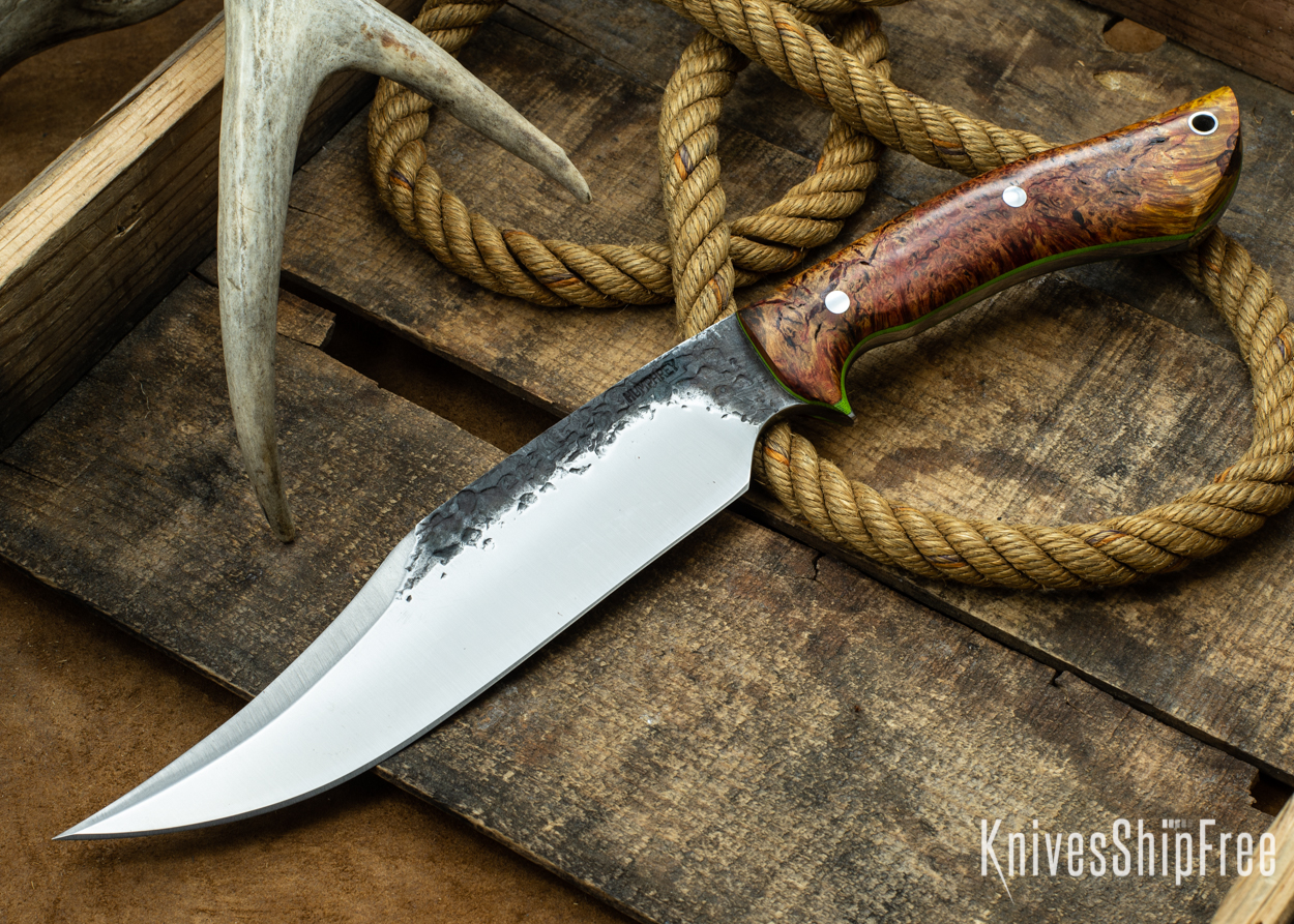 Black Gold & Red Elder Burl - Lime Green Liners - 112335