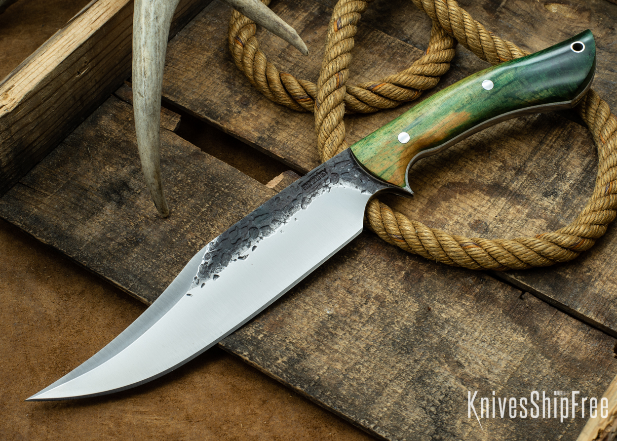 Gold & Green Elder Burl - White Liners - 112342