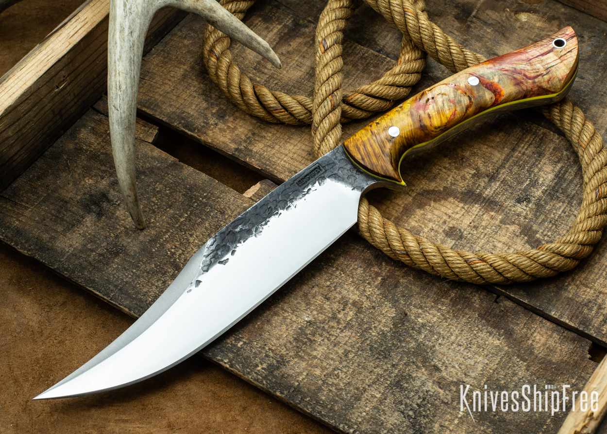 Gold & Red Elder Burl - Yellow Liners - 112345