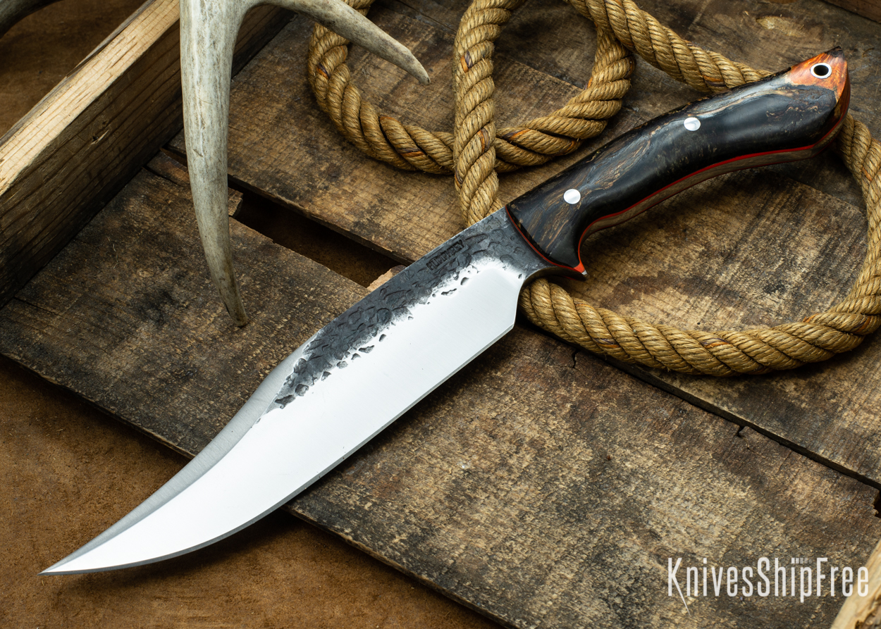 Orange & Black Elder Burl - Orange Liners - 112351