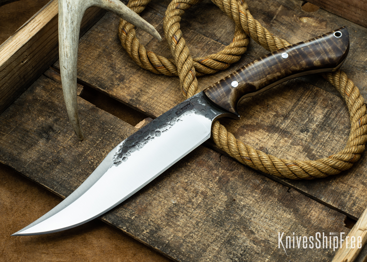 Dark Curly Maple - Black Liners - 112362
