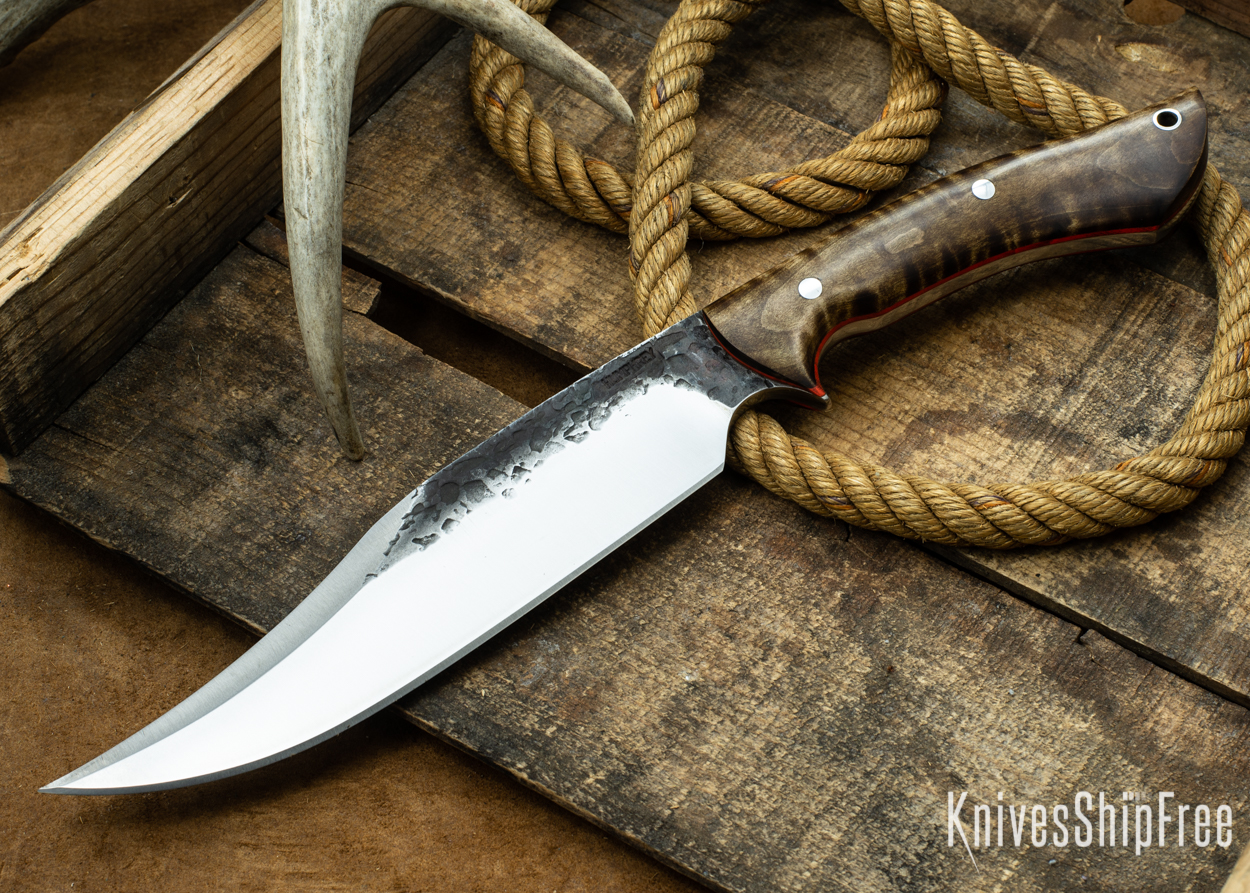 Dark Curly Maple - Orange Liners - 112372