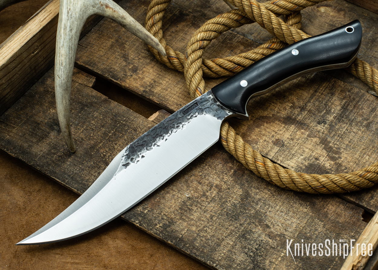 Black Canvas Micarta - White Liners - 112308