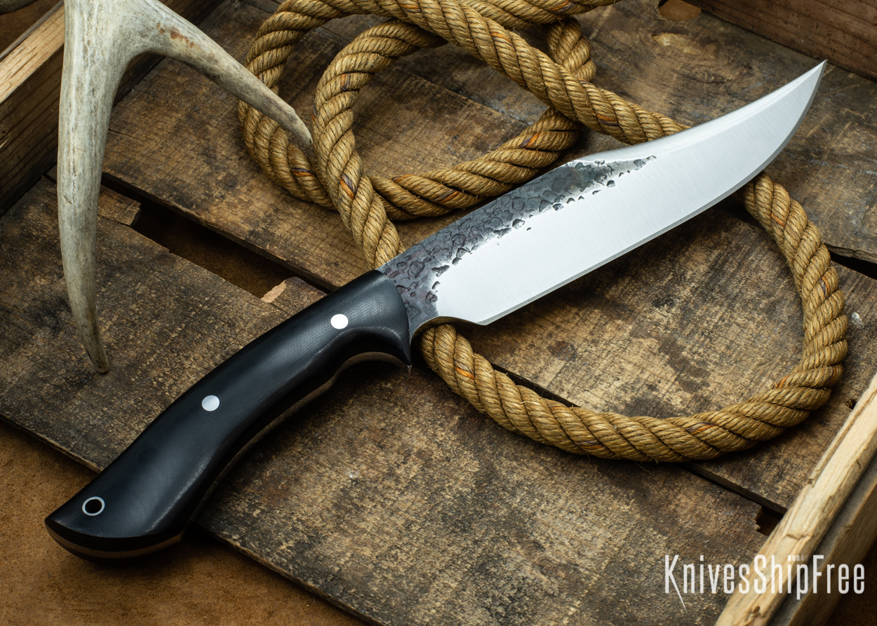 (Back) Black Canvas Micarta - 112303
