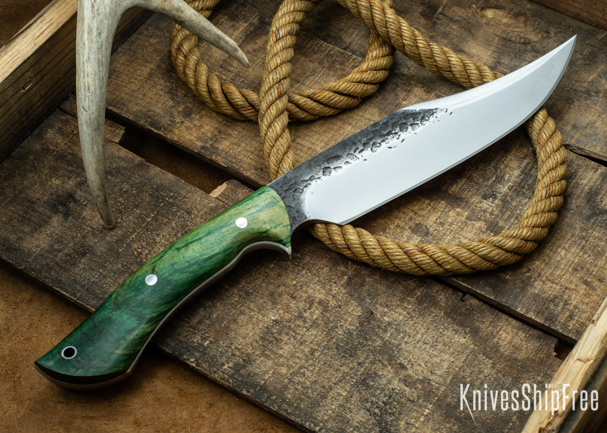 (Back) Gold & Green Elder Burl - White Liners - 112342