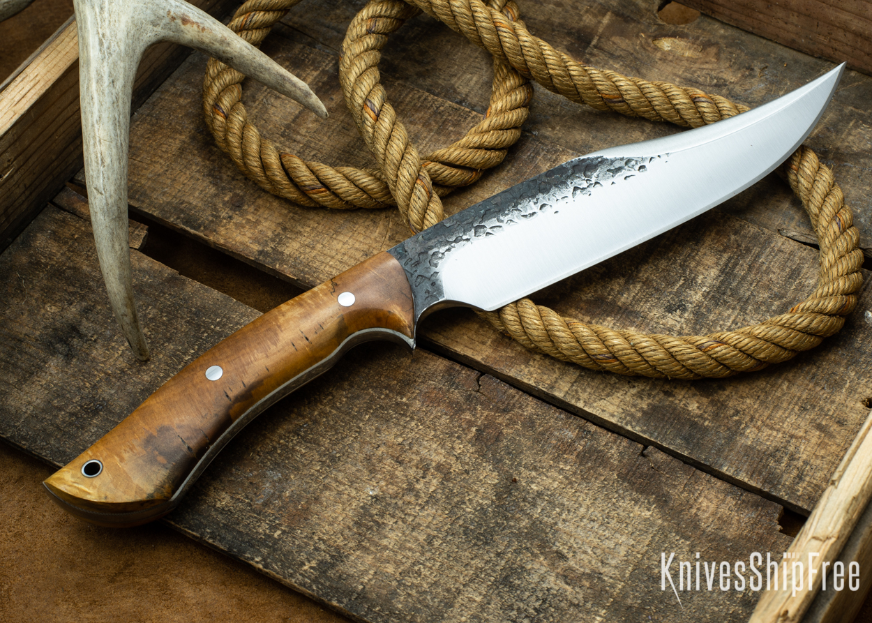 (Back) Natural Elder Burl - White Liners - 112356