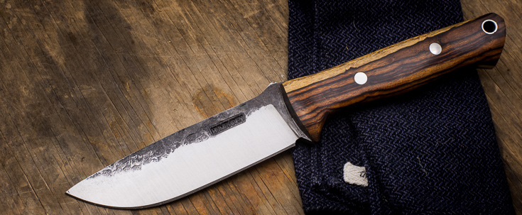 Lon Humphrey Custom Knives Rustic Bravo Desert Ironwood