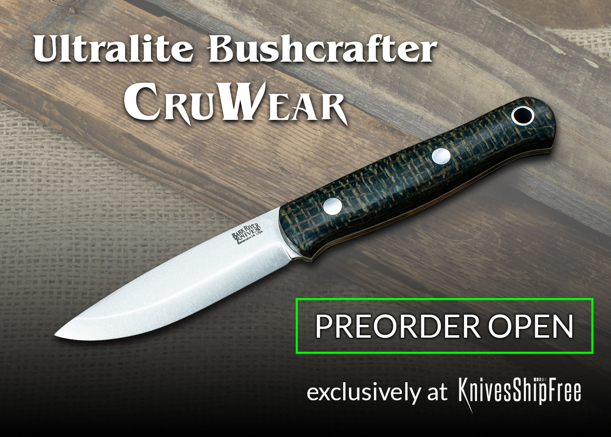 Bark River Knives Ultralite Bushcrafter CPM CruWear