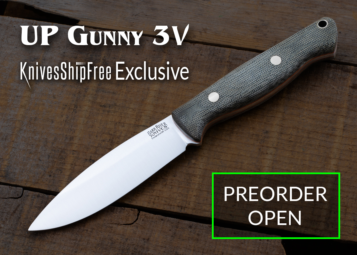 Bark River Knives: UP Gunny 3V