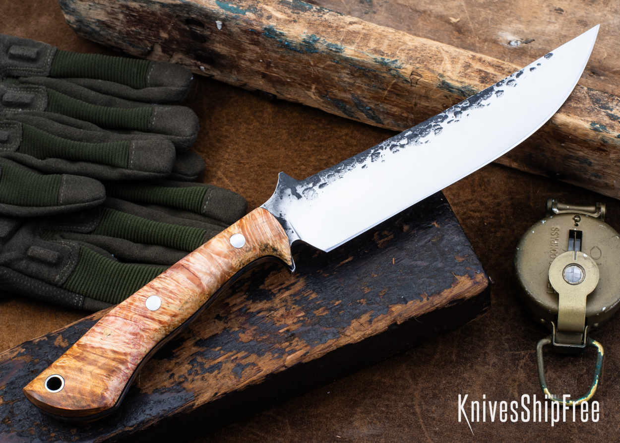 Double Dyed Box Elder Burl - Black Liners - LH24HI156 (Back)