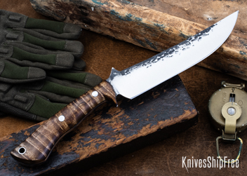 Dark Curly Maple - Black Liners - LH24HI096 (Back)