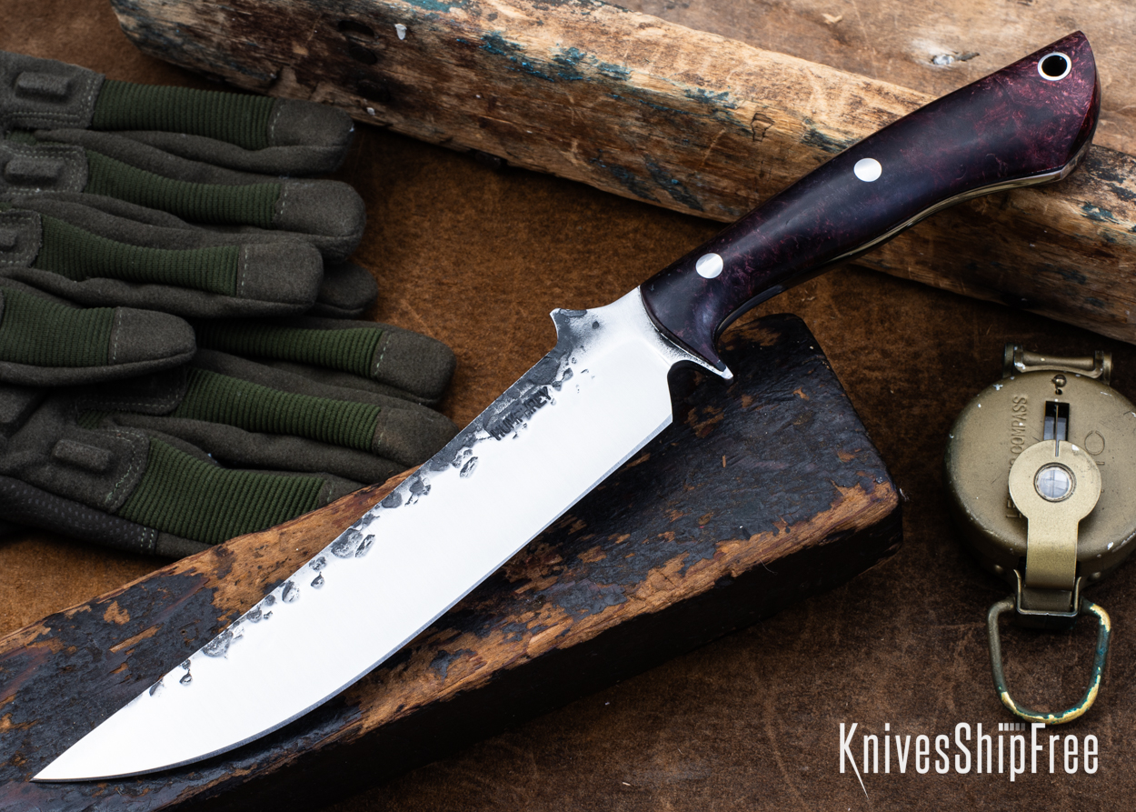 Double Dyed Box Elder Burl - Black Liners - LH24HI154 (Front)