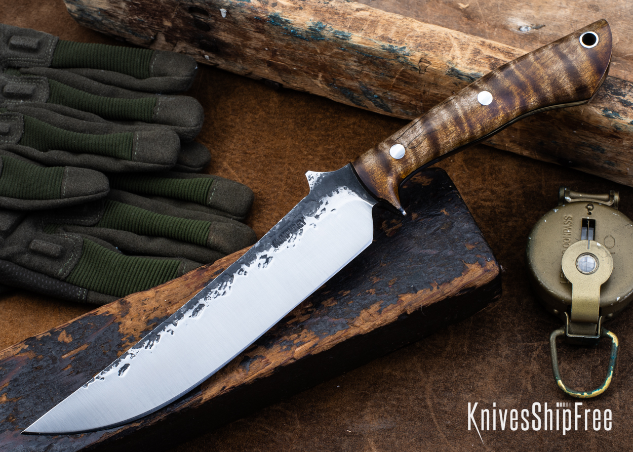 Dark Curly Maple - Black Liners - LH24HI077 (Front)