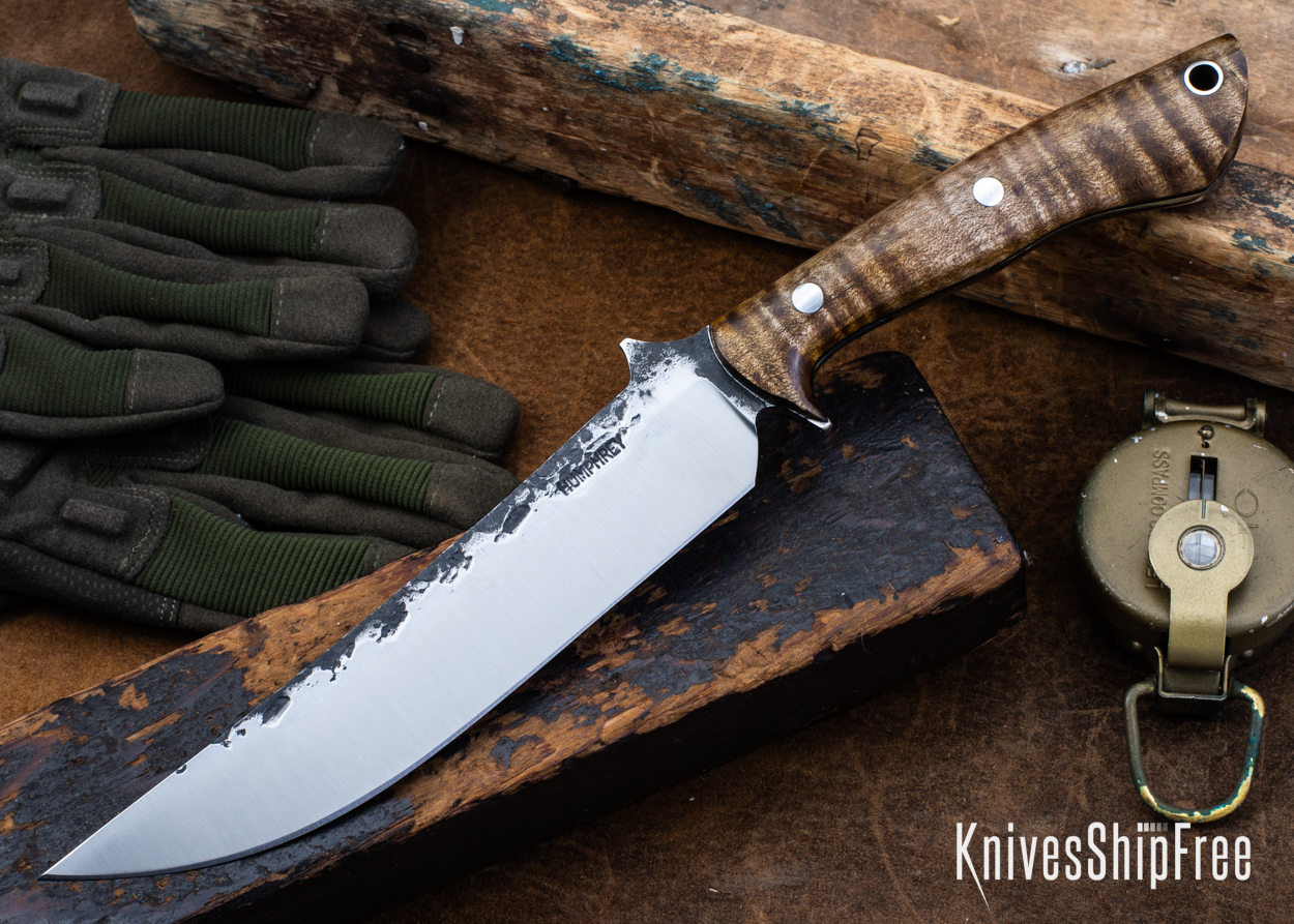 Dark Curly Maple - Black Liners - LH24HI081 (Front)