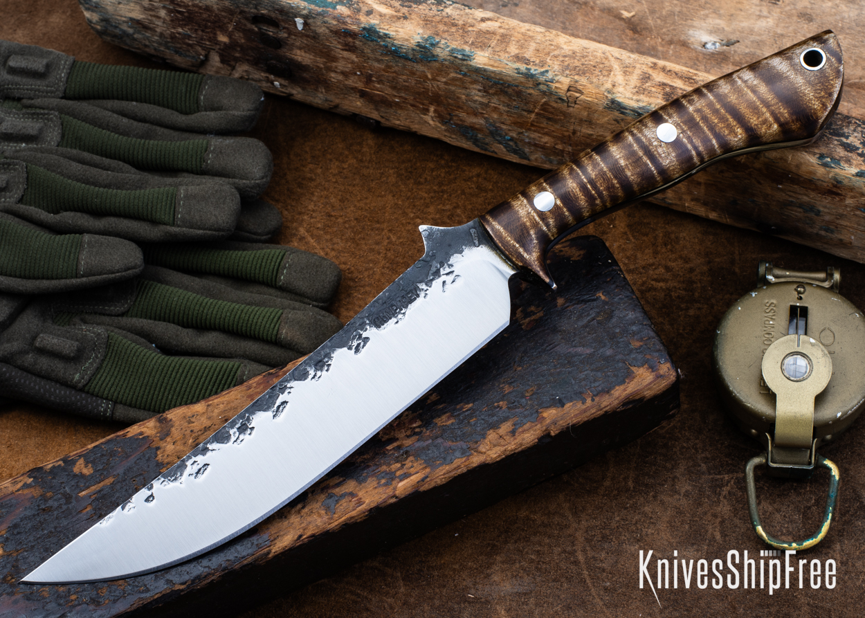 Dark Curly Maple - Black Liners - LH24HI085 (Front)