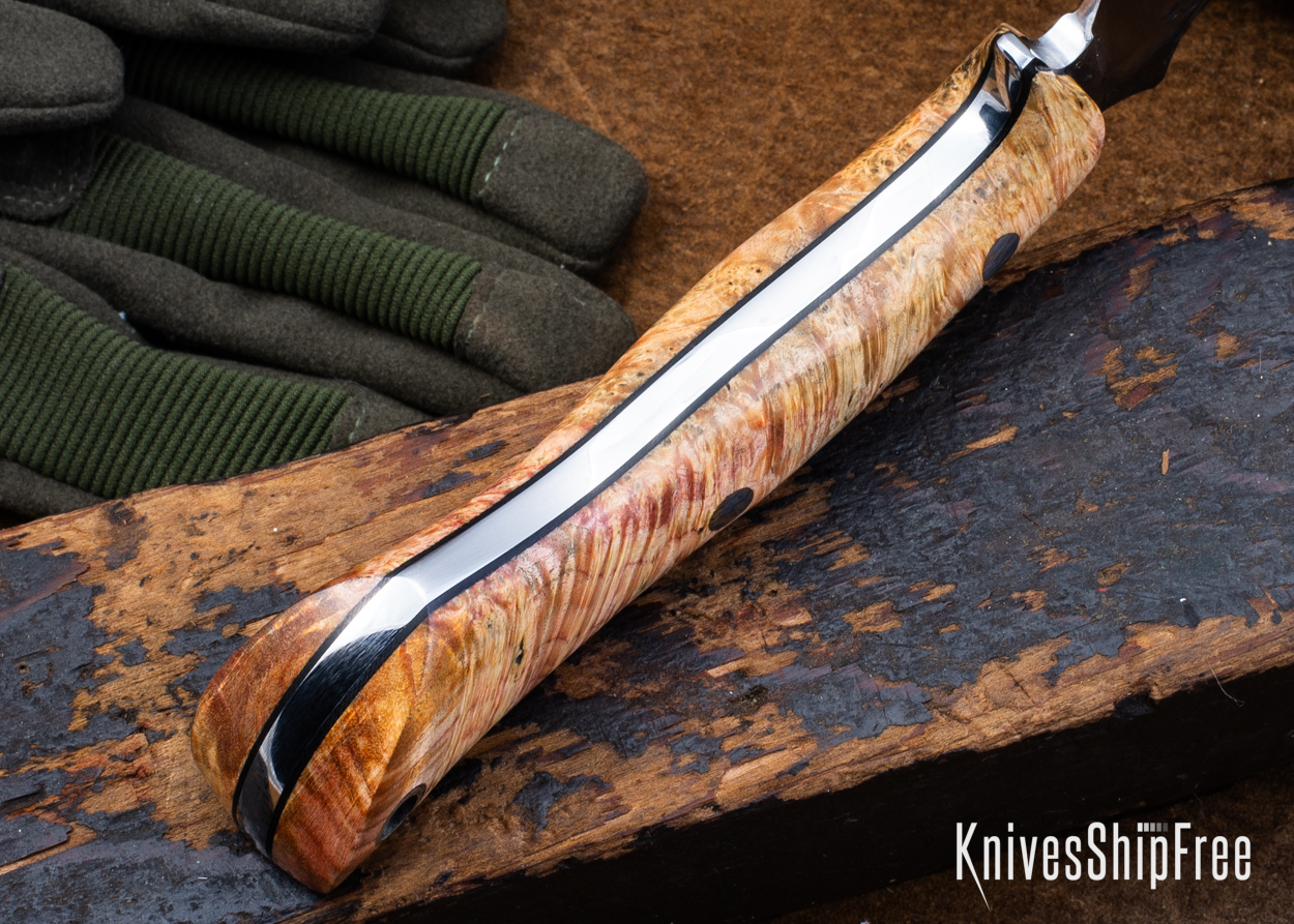 Double Dyed Box Elder Burl - Black Liners - LH24HI156 (Liners)