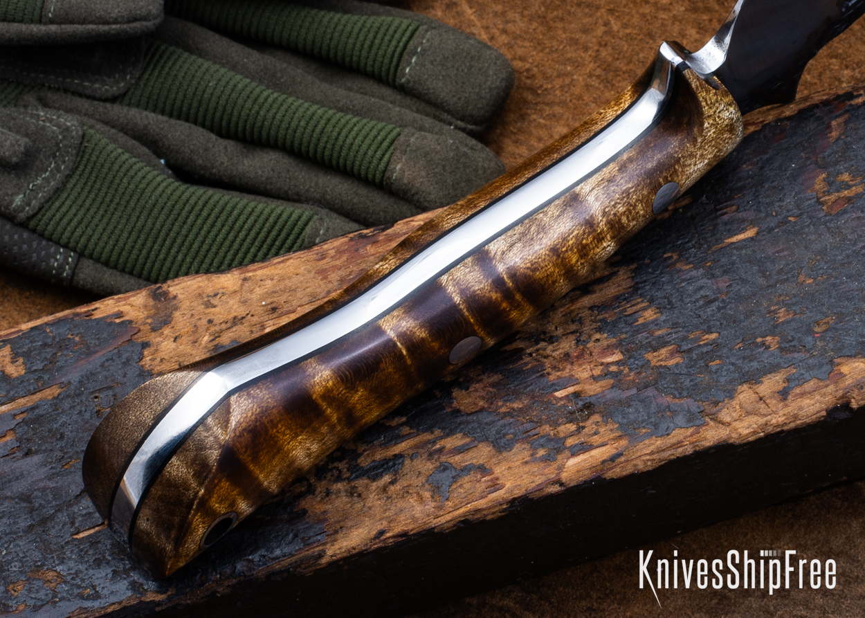 Dark Curly Maple - Black Liners - LH24HI071 (Liners)