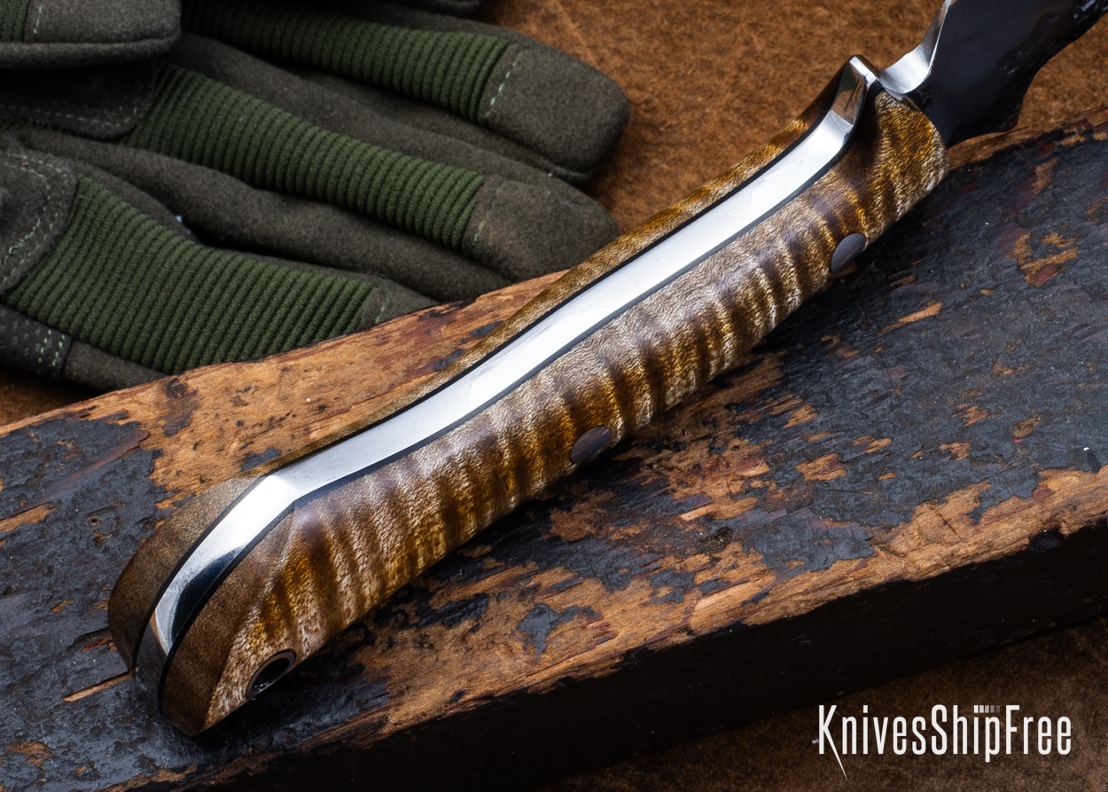 Dark Curly Maple - Black Liners - LH24HI072 (Liners)