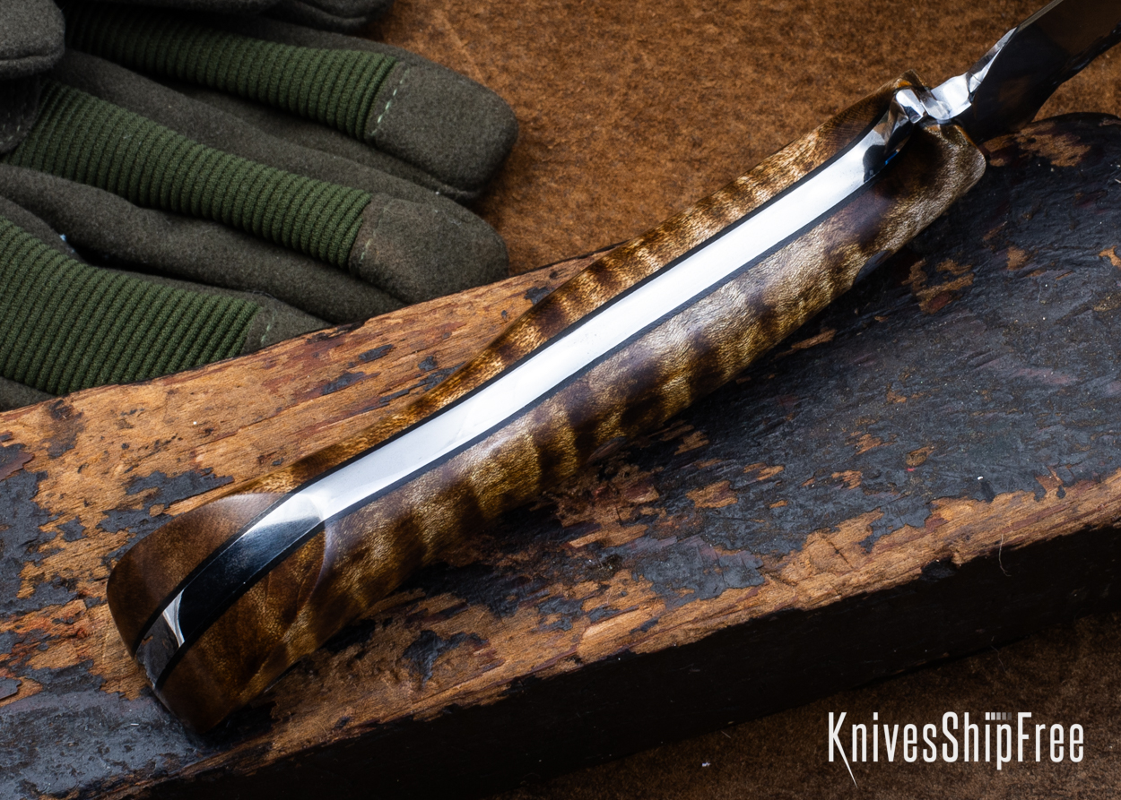 Dark Curly Maple - Black Liners - LH24HI073 (Liners)