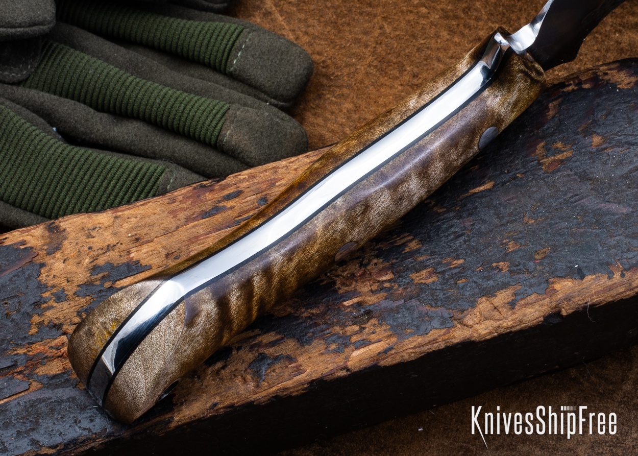 Dark Curly Maple - Black Liners - LH24HI075 (Liners)