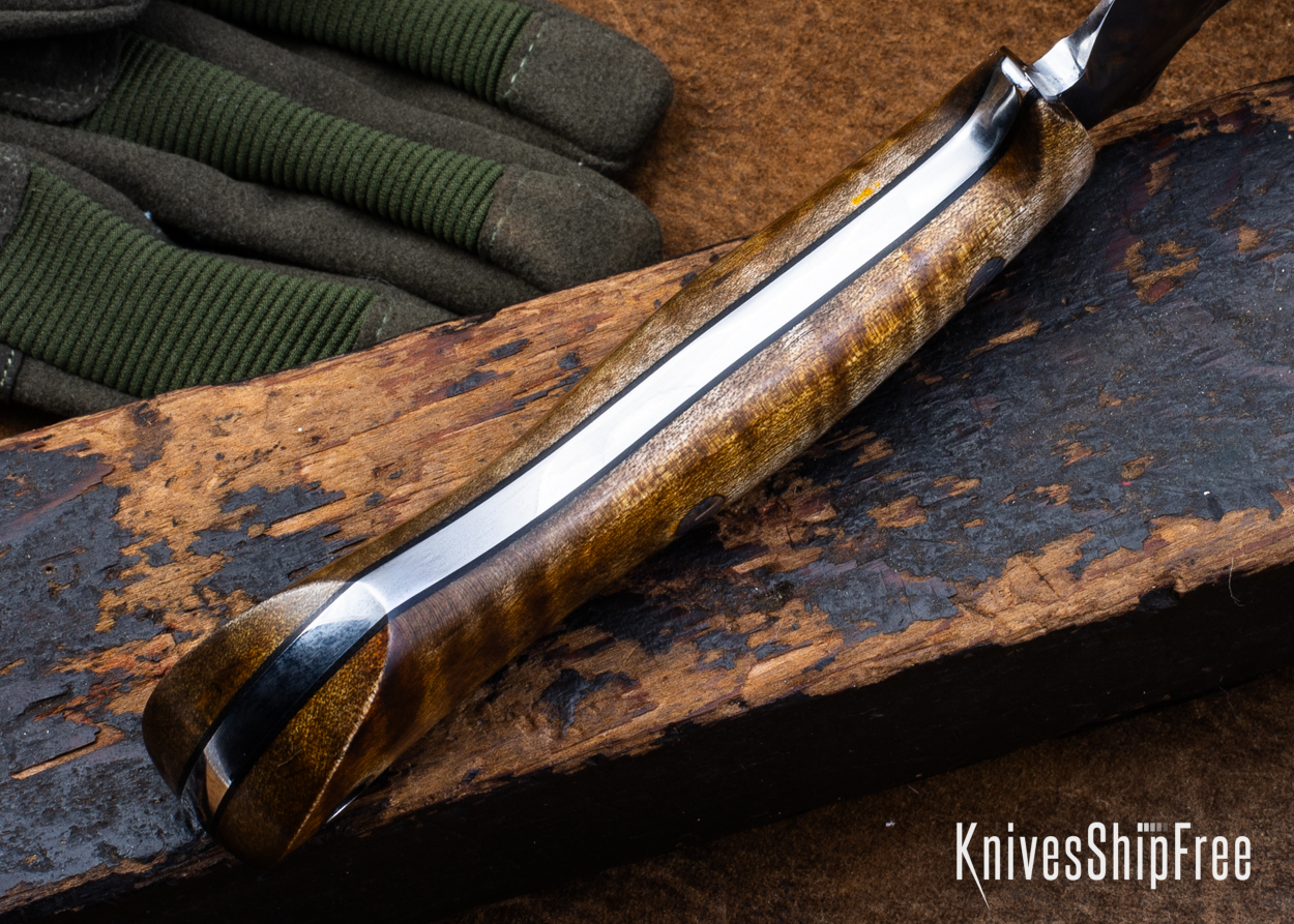 Dark Curly Maple - Black Liners - LH24HI076 (Liners)