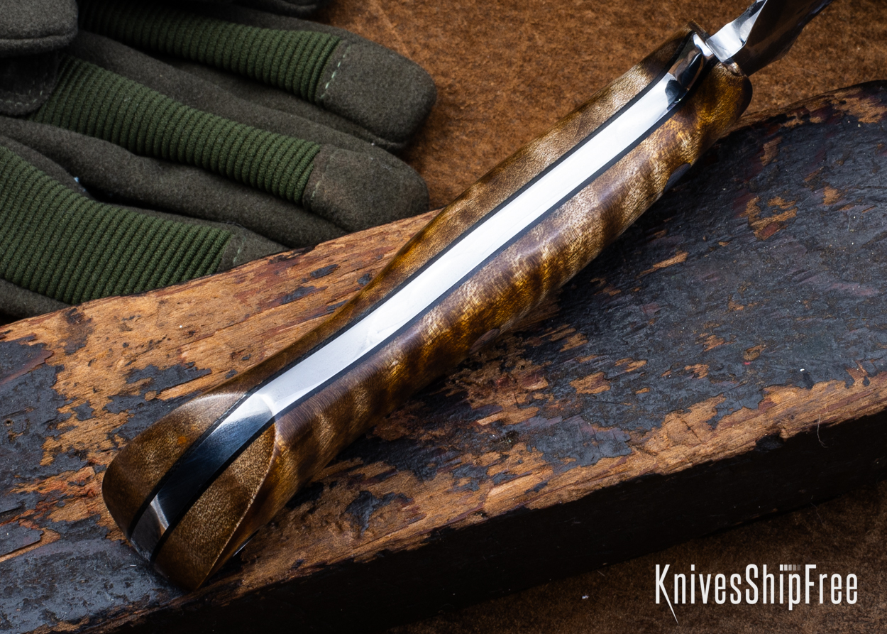 Dark Curly Maple - Black Liners - LH24HI077 (Liners)