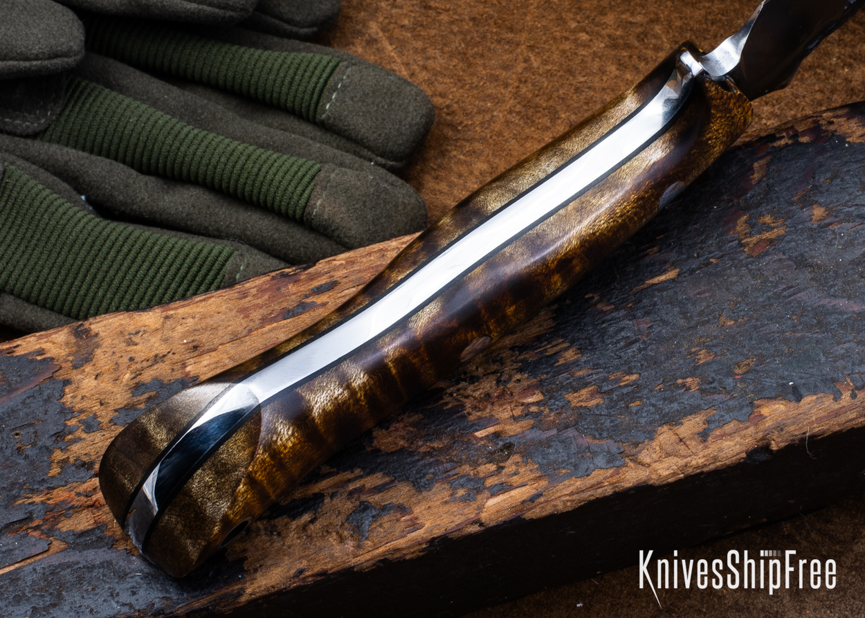 Dark Curly Maple - Black Liners - LH24HI086 (Liners)