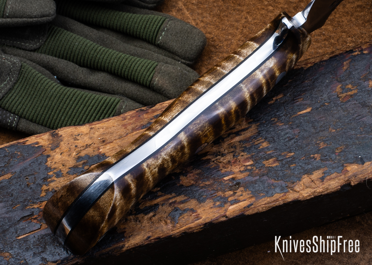 Dark Curly Maple - Black Liners - LH24HI087 (Liners)