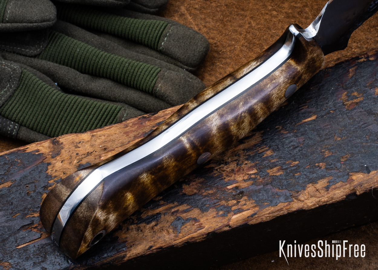 Dark Curly Maple - Black Liners - LH24HI088 (Liners)