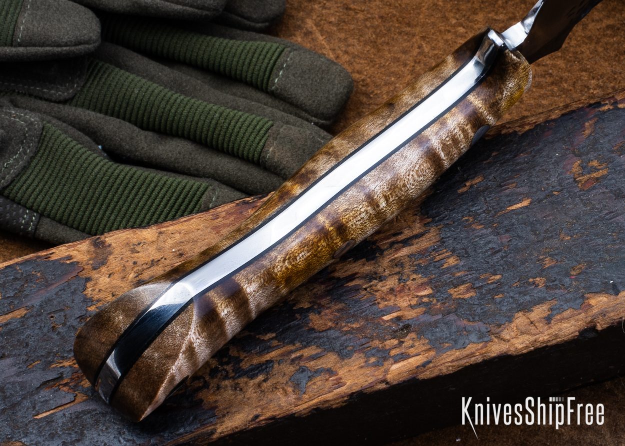 Dark Curly Maple - Black Liners - LH24HI089 (Liners)