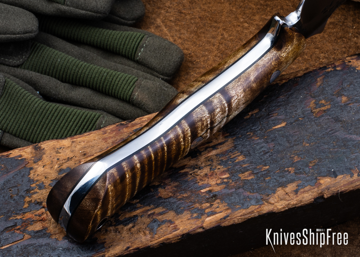 Dark Curly Maple - Black Liners - LH24HI092 (Liners)