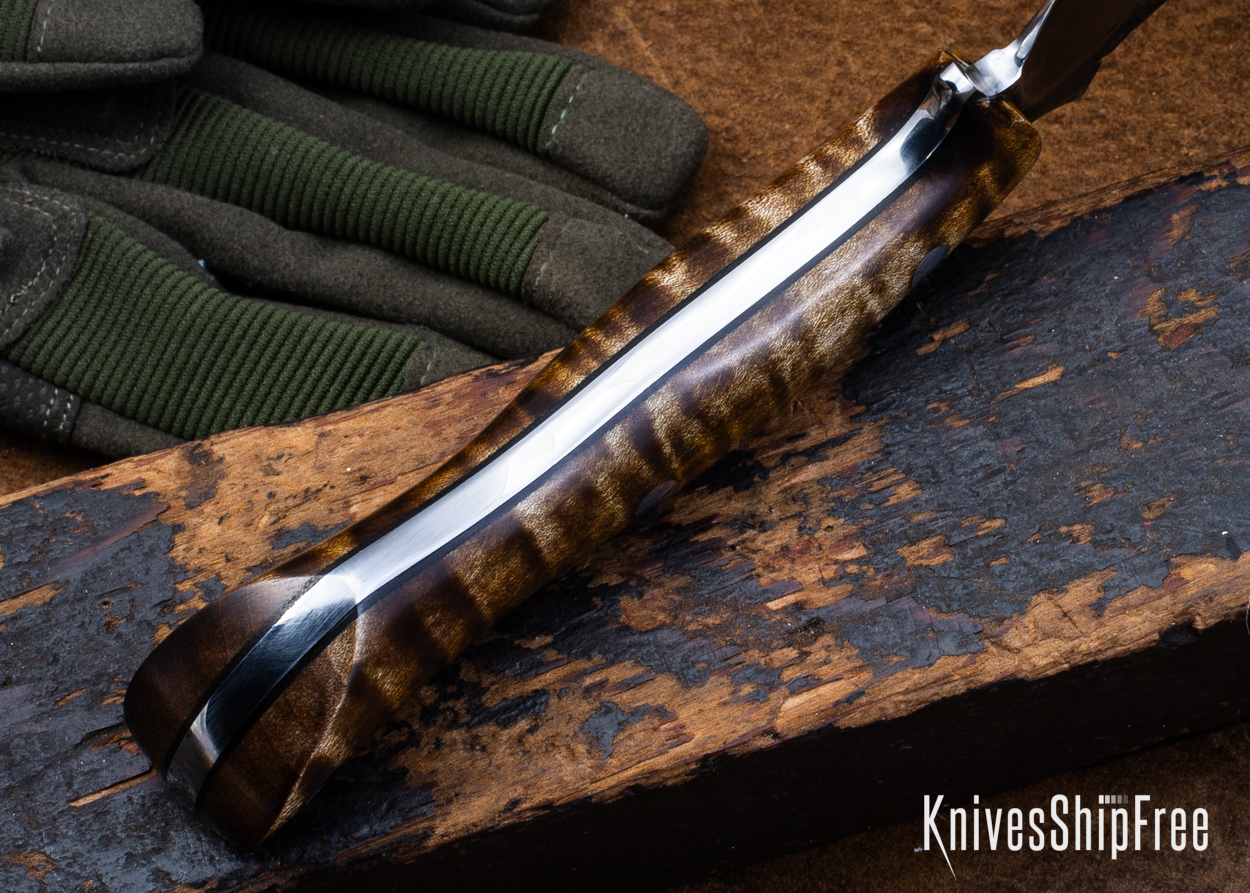 Dark Curly Maple - Black Liners - LH24HI094 (Liners)