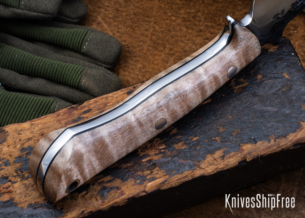 Dark Curly Maple - Black Liners - LH24HI098 (Liners)