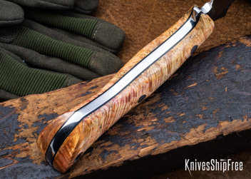 Double Dyed Box Elder Burl - Black Liners - LH24HI156 (Liners)