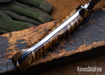 Dark Curly Maple - Black Liners - LH24HI078 (Liners)