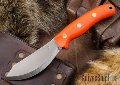 L.T. Wright Knives: JX2 Jessmuk - CPM 3V - Orange G-10