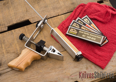 KME Axe Sharpener Kit, sharpening system for axes