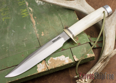 Randall Made Knives: Model 5-7 Camp & Trail Knife - Polished Stag