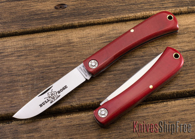 Great Eastern Cutlery: #71 Farm & Field - Bullnose - Red Linen Micarta