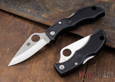 Spyderco: Ladybug 3 - Plain Edge - Black FRN - VG-10