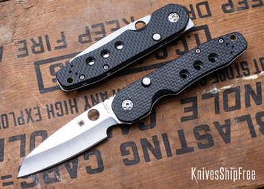 Spyderco: Smock - Compression Lock Flipper - Carbon Fiber / G-10 