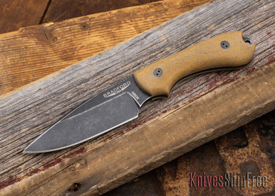 Bradford Knives: Guardian 3 - 3D Natural Micarta - M390 - Nimbus