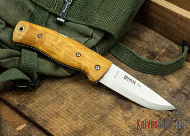 Helle Bleja - Folding Scandi Knife - Curly Birch 09