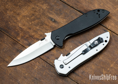 Kershaw Knives: Emerson CQC-4KXL - Wave Opener - Black G-10 - D2