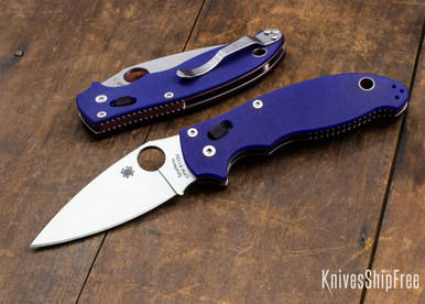 Spyderco: Manix 2 - Dark Blue G-10 - CPM-S110V - C101GPDBL2